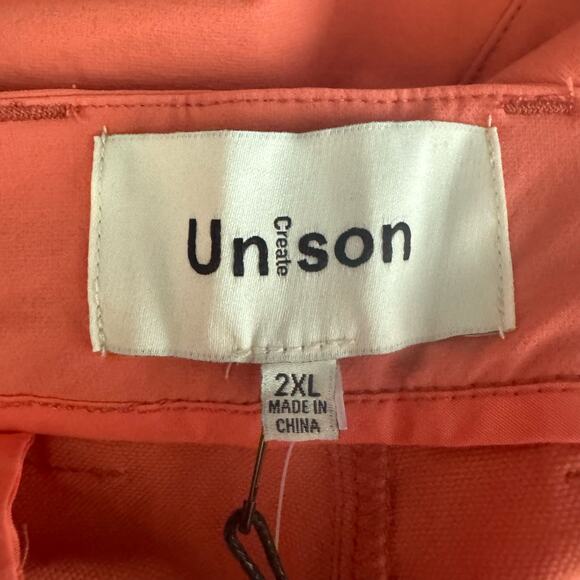Unison Everyday Tech Chino Shorts In Burnt Sienna NWT Size 2XL - Picture 6 of 6